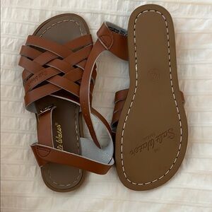 Salt Water Sandals by Hoy Brown Leather Sandals
